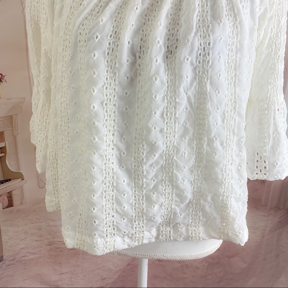Anthropologie Floreat Eyelet off Shoulder - Picture 5 of 10